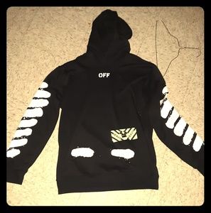 OFF-WHITE SPRAY PAINT HOODIE